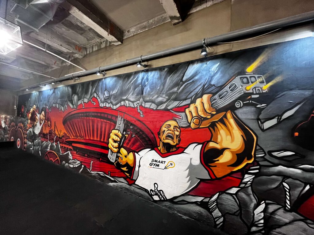 mural smartgym katowice smash